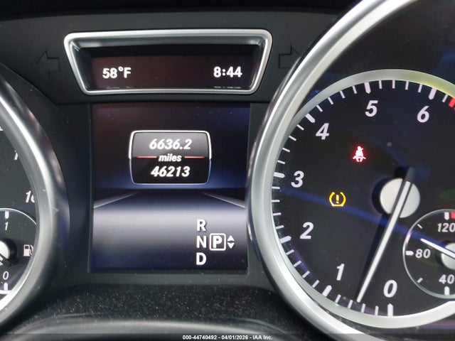 44740492 :رقم المزاد ، 4JGDA5HBXFA505513 vin ، 2015 Mercedes-benz Ml 350 4matic مزاد بيع