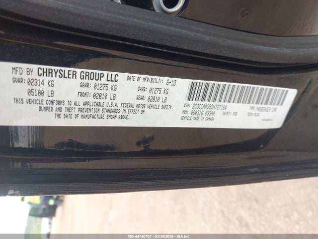 Aukcja sprzedaży 2013 Chrysler 300 Motown, vin: 2C3CCAAG9DH727164, numer aukcji: 44740707