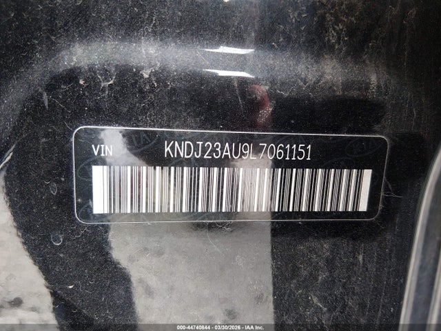44740844 :رقم المزاد ، KNDJ23AU9L7061151 vin ، 2020 Kia Soul Lx مزاد بيع