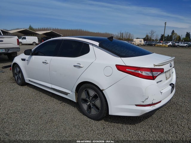 Aukcja sprzedaży 2013 Kia Optima Hybrid Ex, vin: KNAGM4ADXD5038787, numer aukcji: 44740952