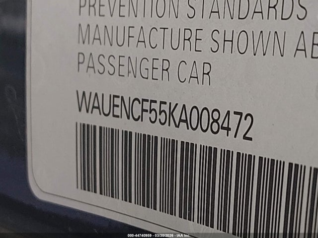 Продажа на аукционе авто 2019 Audi A5 45 Premium, vin: WAUENCF55KA008472, номер лота: 44740959