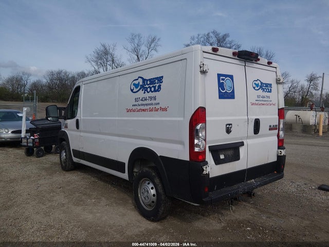 2021 Ram Promaster 1500 Low Roof 136 Wb მანქანა იყიდება აუქციონზე, vin: 3C6LRVAG1ME565146, აუქციონის ნომერი: 44741009