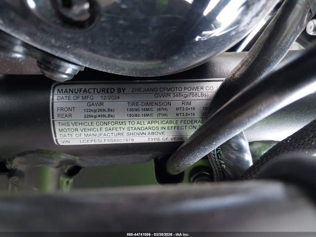 Cf Moto 450 Cl-c 2025 LCEPESLF5S6001978 Image 10