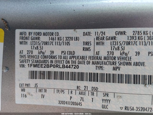 Ford Bronco Wildtrak 2024 1FMEE2BP0RLB44720 Image 9