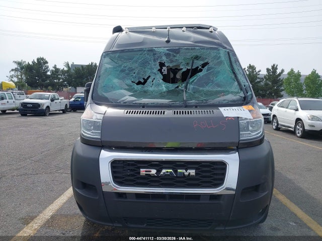 44741112 :رقم المزاد ، 3C6MRVUG2NE104121 vin ، 2022 Ram Promaster 3500 Window Van High Roof 159 Wb Ext مزاد بيع