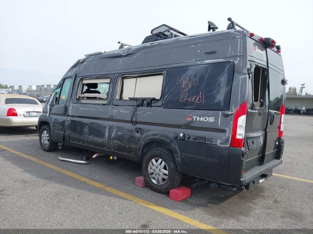 44741112 :رقم المزاد ، 3C6MRVUG2NE104121 vin ، 2022 Ram Promaster 3500 Window Van High Roof 159 Wb Ext مزاد بيع