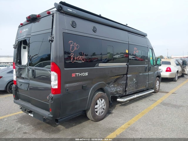 44741112 :رقم المزاد ، 3C6MRVUG2NE104121 vin ، 2022 Ram Promaster 3500 Window Van High Roof 159 Wb Ext مزاد بيع