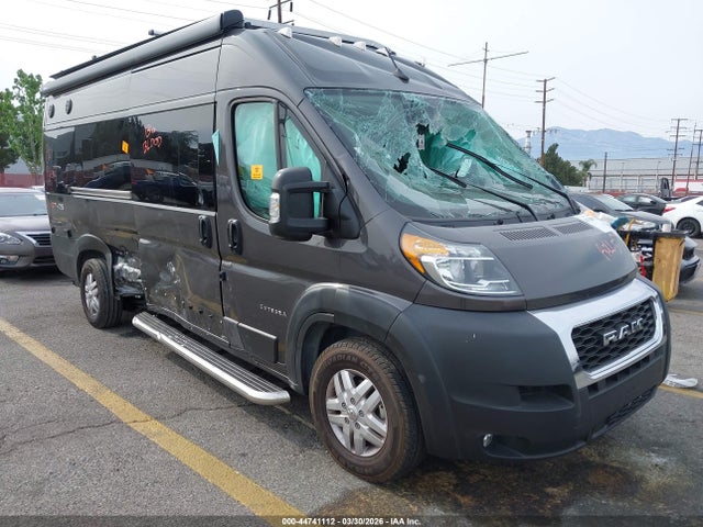 44741112 :رقم المزاد ، 3C6MRVUG2NE104121 vin ، 2022 Ram Promaster 3500 Window Van High Roof 159 Wb Ext مزاد بيع