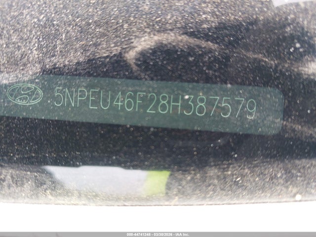 2008 HYUNDAI SONATA 5NPEU46F28H387579 Photo 8