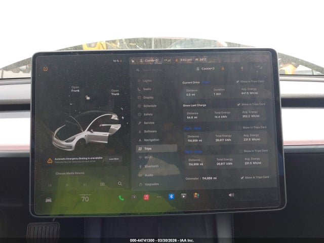 Aukcja sprzedaży 2021 Tesla Model 3 Standard Range Plus Rear-wheel Drive, vin: 5YJ3E1EA6MF092213, numer aukcji: 44741300