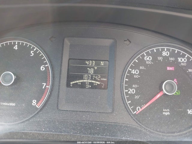 Продаж на аукціоні авто 2011 Volkswagen Jetta 2.0l S, vin: 3VW2K7AJ9BM066711, номер лоту: 44741340