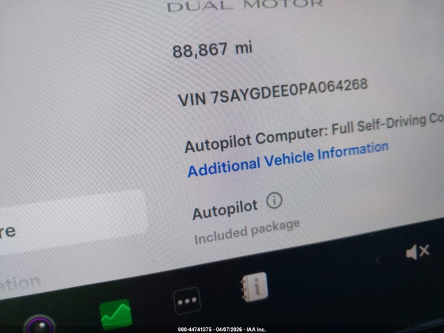 7SAYGDEE0PA064268 Tesla Model Y Awd/long Range Dual Motor All-wheel Drive