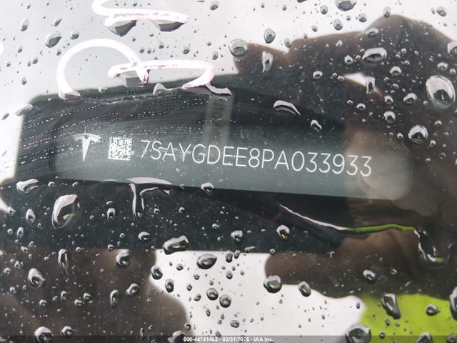 44741463 :رقم المزاد ، 7SAYGDEE8PA033933 vin ، 2023 Tesla Model Y Awd/long Range Dual Motor All-wheel Drive مزاد بيع