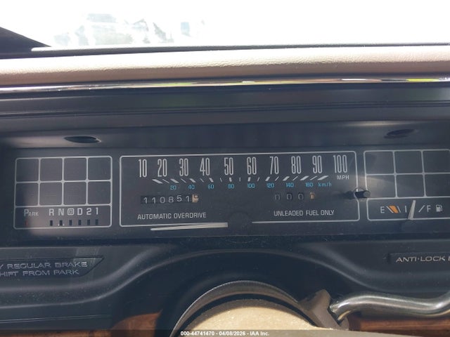 44741470 :رقم المزاد ، 1G4HP53LXNH520700 vin ، 1992 Buick Lesabre Custom مزاد بيع
