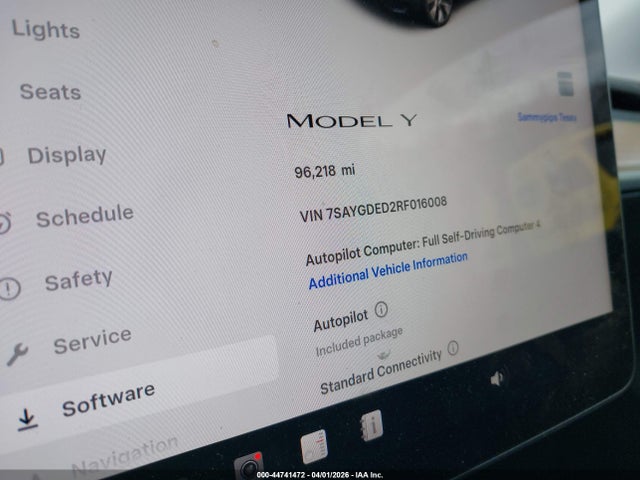 2024 TESLA MODEL Y 7SAYGDED2RF016008 Photo 6