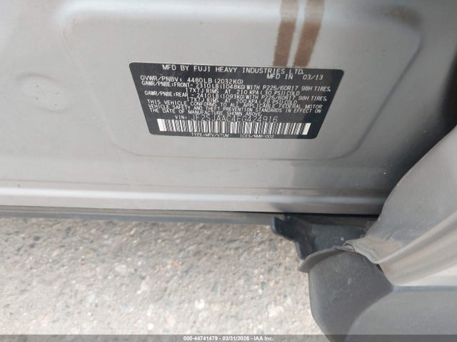 Продаж на аукціоні авто 2014 Subaru Forester 2.5i, vin: JF2SJAAC4EG424916, номер лоту: 44741479