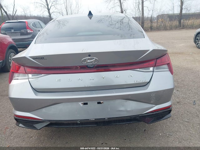 44741522 :رقم المزاد ، 5NPLP4AG9NH065368 vin ، 2022 Hyundai Elantra Limited مزاد بيع
