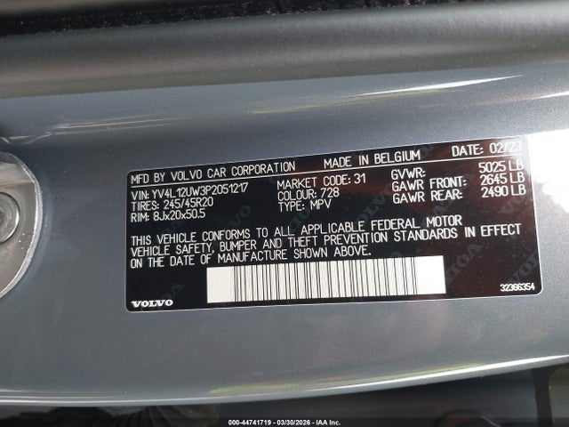 YV4L12UW3P2051217 Volvo Xc40 B5 Plus Dark Theme