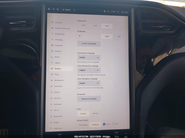 2018 Tesla Model X 100d/75d/p100d მანქანა იყიდება აუქციონზე, vin: 5YJXCBE26JF129469, აუქციონის ნომერი: 44741796