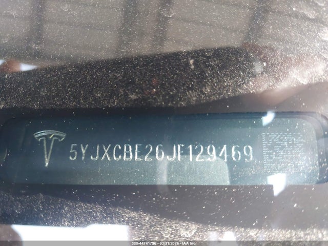 2018 Tesla Model X 100d/75d/p100d მანქანა იყიდება აუქციონზე, vin: 5YJXCBE26JF129469, აუქციონის ნომერი: 44741796