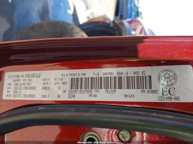 3C6UR5FJ8GG379265 RAM 2500 Laramie