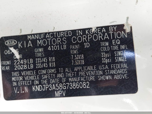 Aukcja sprzedaży 2016 Kia Soul +, vin: KNDJP3A58G7386082, numer aukcji: 44741881