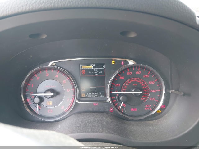 44741893 :رقم المزاد ، JF1VA1B6XH9833425 vin ، 2017 Subaru Wrx مزاد بيع