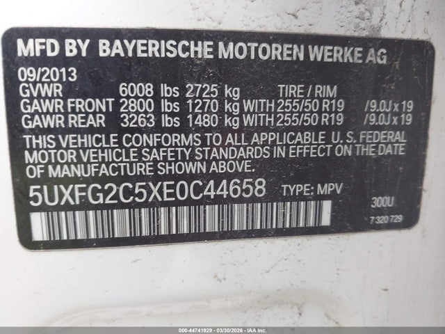 2014 BMW X6 5UXFG2C5XE0C44658 Photo 8