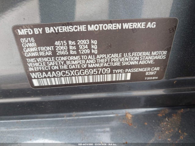 2016 BMW 428I GRAN COUPE WBA4A9C5XGG695709 Photo 8