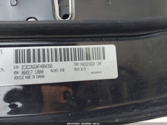 Продажа на аукционе авто 2015 Chrysler 300 300s, vin: 2C3CCAGG0FH860356, номер лота: 44742043
