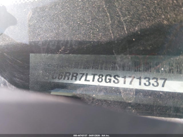 44742137 :رقم المزاد ، 1C6RR7LT8GS171337 vin ، 2016 Ram 1500 Slt مزاد بيع