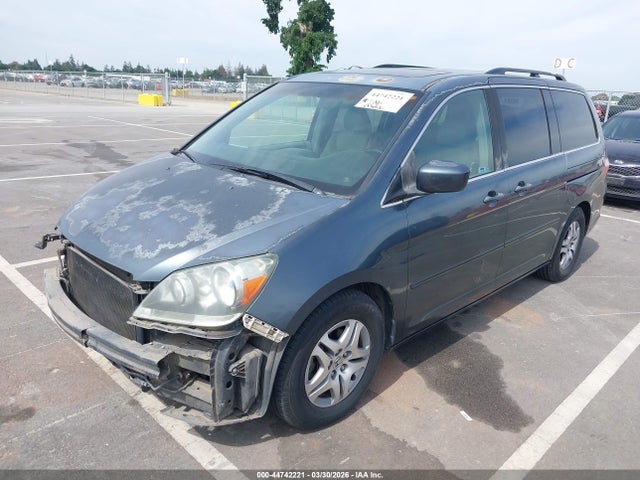 2006 Honda Odyssey Ex-l მანქანა იყიდება აუქციონზე, vin: 5FNRL38696B448076, აუქციონის ნომერი: 44742221