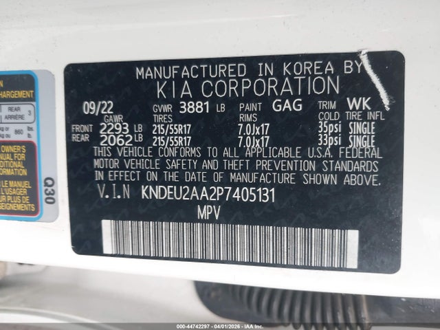 Продаж на аукціоні авто 2023 Kia Seltos S, vin: KNDEU2AA2P7405131, номер лоту: 44742297