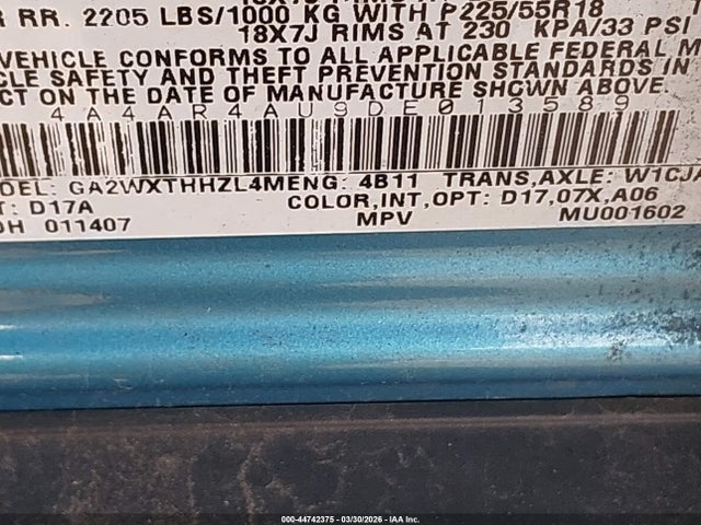 2013 MITSUBISHI OUTLANDER SPORT 4A4AR4AU9DE013589 Photo 8