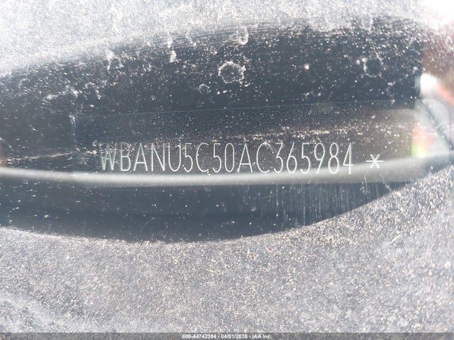 Продаж на аукціоні авто 2010 Bmw 528i, vin: WBANU5C50AC365984, номер лоту: 44742394