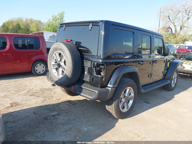 2021 Jeep Wrangler Unlimited Sahara 4x4 მანქანა იყიდება აუქციონზე, vin: 1C4HJXEN6MW695570, აუქციონის ნომერი: 44742494