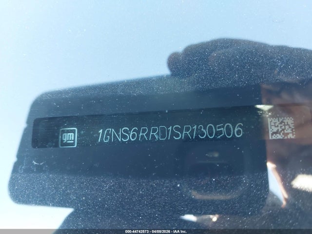 Продаж на аукціоні авто 2025 Chevrolet Tahoe Rst, vin: 1GNS6RRD1SR130506, номер лоту: 44742573