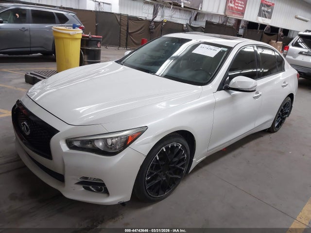 2017 Infiniti Q50 3.0t Premium მანქანა იყიდება აუქციონზე, vin: JN1EV7AP0HM731580, აუქციონის ნომერი: 44742646