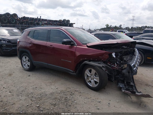 Aukcja sprzedaży 2022 Jeep Compass Latitude Fwd, vin: 3C4NJCBB9NT189261, numer aukcji: 44742712