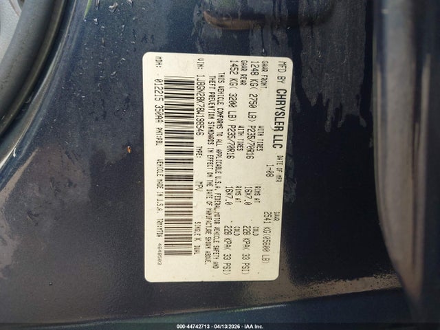 44742713 :رقم المزاد ، 1J8GN28K78W198546 vin ، 2008 Jeep Liberty Sport مزاد بيع