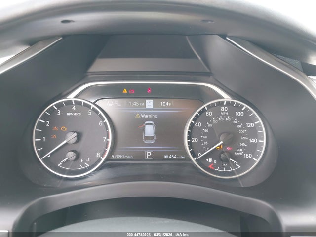 2022 Nissan Murano Sl Fwd მანქანა იყიდება აუქციონზე, vin: 5N1AZ2CJ9NC115580, აუქციონის ნომერი: 44742928