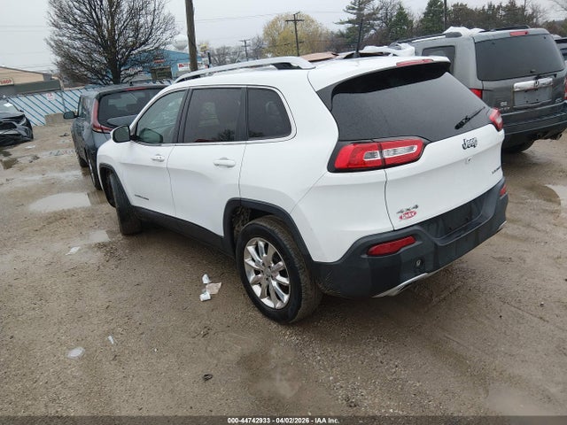 2017 Jeep Cherokee Limited 4x4 მანქანა იყიდება აუქციონზე, vin: 1C4PJMDS4HW509709, აუქციონის ნომერი: 44742933