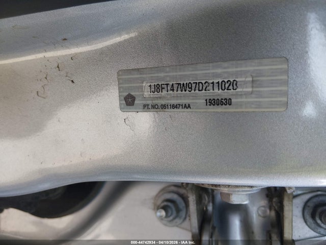 Aukcja sprzedaży 2007 Jeep Compass Sport, vin: 1J8FT47W97D211020, numer aukcji: 44742934