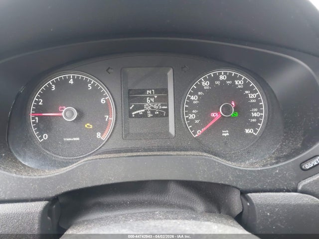44742943 :رقم المزاد ، 3VW2K7AJ8EM215078 vin ، 2014 Volkswagen Jetta 2.0l S مزاد بيع