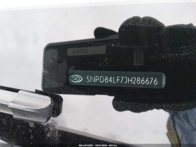 5NPD84LF7JH286676 Hyundai ELANTRA SEL