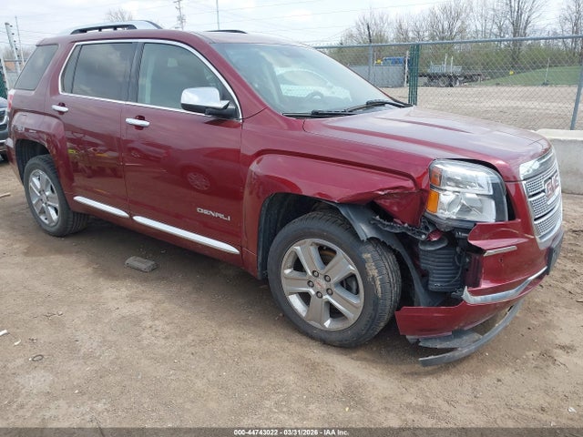Продажа на аукционе авто 2016 Gmc Terrain Denali, vin: 2GKALREK7G6140529, номер лота: 44743022