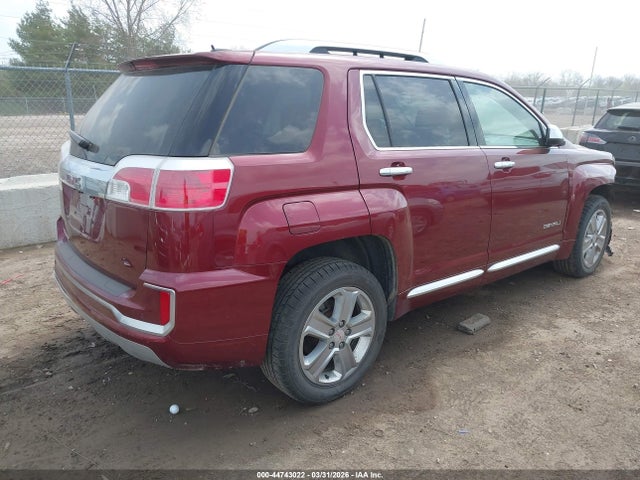 Продажа на аукционе авто 2016 Gmc Terrain Denali, vin: 2GKALREK7G6140529, номер лота: 44743022