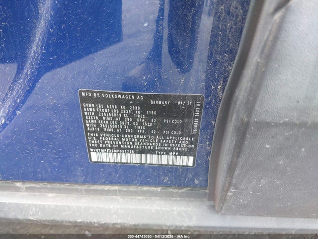 Продаж на аукціоні авто 2021 Volkswagen Id.4 Pro S, vin: WVGTMPE23MP037735, номер лоту: 44743050