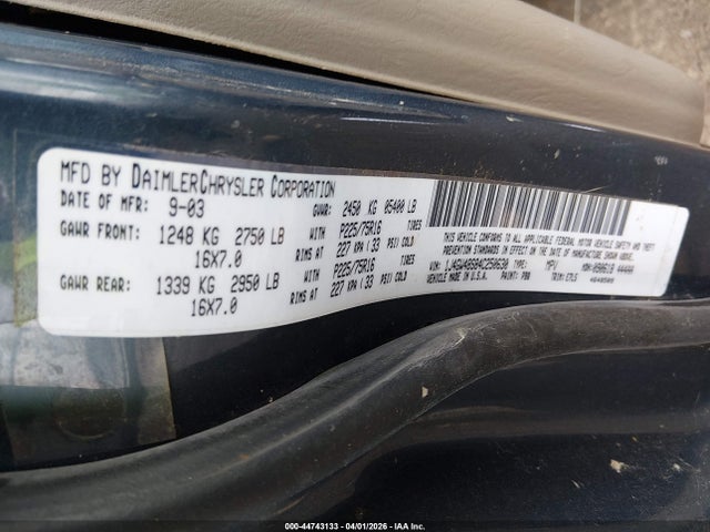 Aukcja sprzedaży 2004 Jeep Grand Cherokee Laredo, vin: 1J4GW48S84C250630, numer aukcji: 44743133