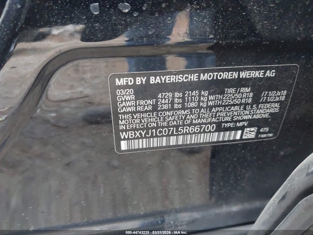 Aukcja sprzedaży 2020 Bmw X2 Xdrive28i, vin: WBXYJ1C07L5R66700, numer aukcji: 44743225